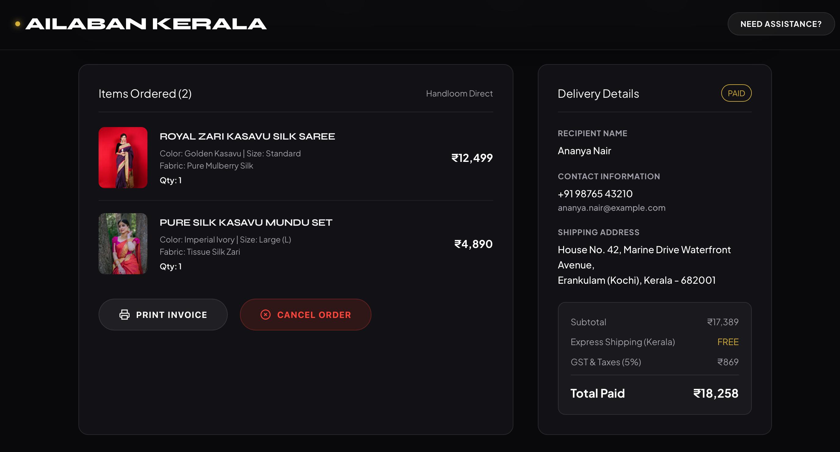 Ailaban e-Store